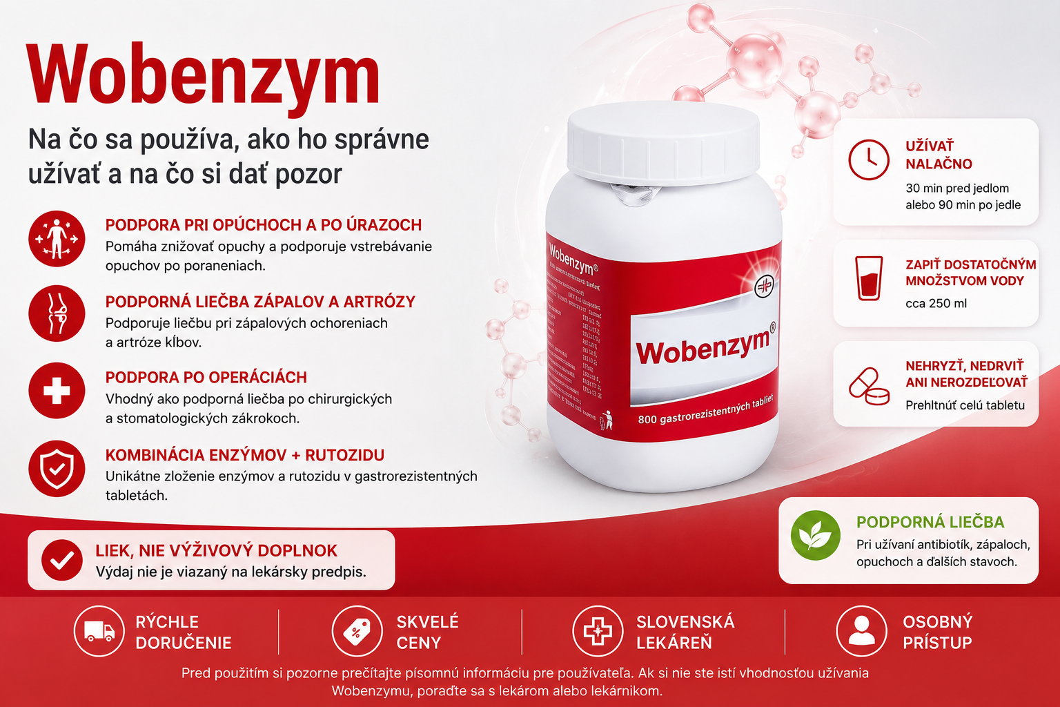 Wobenzym: Na čo sa používa, ako ho správne užívať a na čo si dať pozor