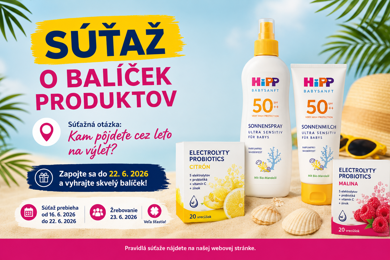 „Súťaž o balíček produktov“
