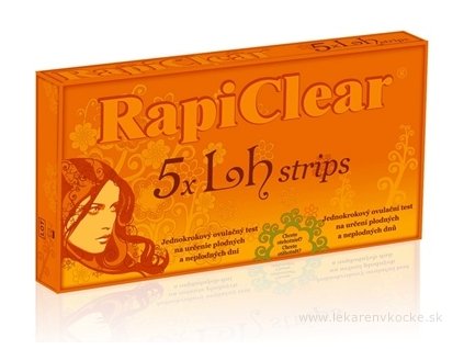 RapiClear 5 x Lh strips 5 ks