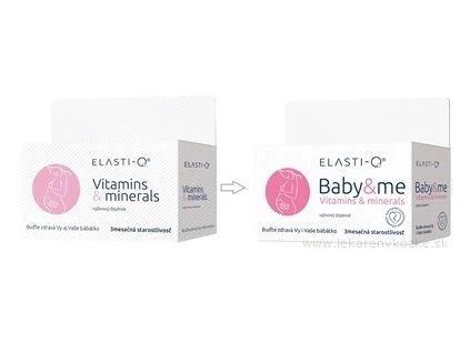 Elasti-Q VITAMINS & MINERALS 90 ks