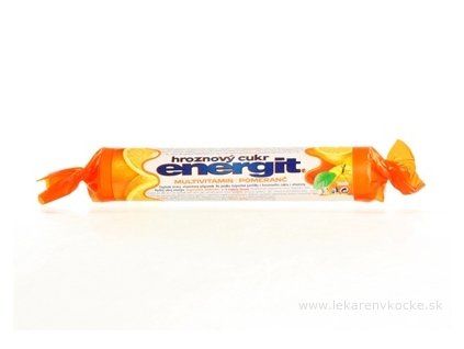 energit hroznový cukor MULTIVITAMÍN - POMARANČ 17 ks