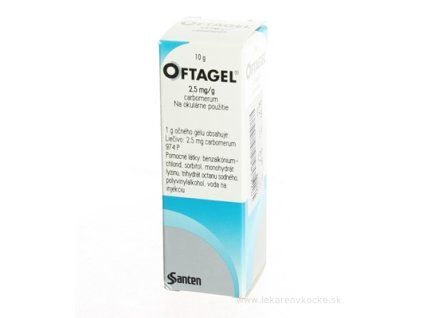 OFTAGEL 2,5 mg/g 10 g