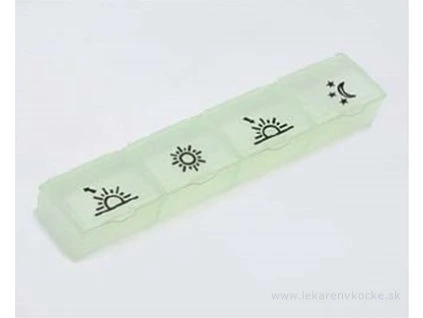 Dávkovač liekov typ 04 denný 1 ks