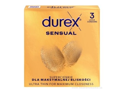 Durex Sensual 3 ks