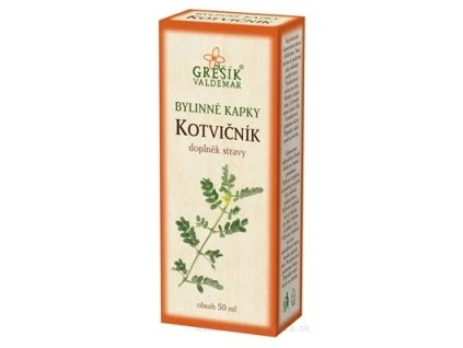 GREŠÍK BYLINNÉ KVAPKY KOTVIČNÍK 50 ml