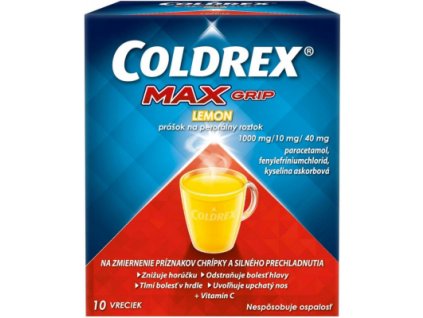 COLDREX MAXGRIP LEMON 10 ks