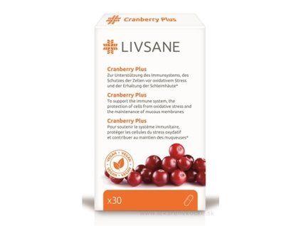 LIVSANE Brusnice plus 30 kapsúl