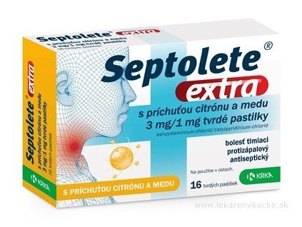 Septolete extra citrón a med 16 ks