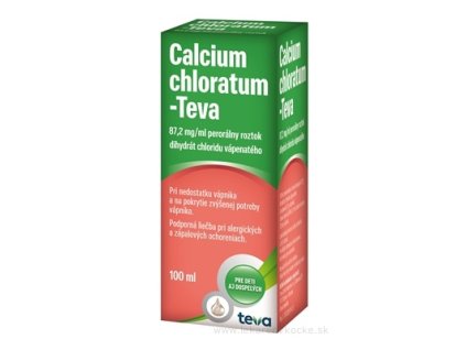 CALCIUM CHLORATUM-TEVA 100 ml