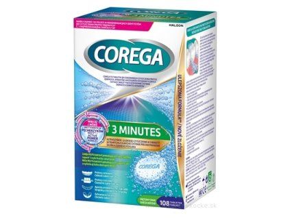 COREGA 3 Minutes DENTURE TABLETS 18x6 ks