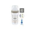NUK Perfect Match s kontrolou teploty 260 ml  hnedá