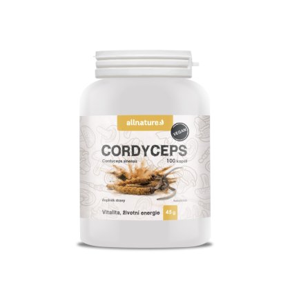 allnature cordyceps kapsle 100 cps