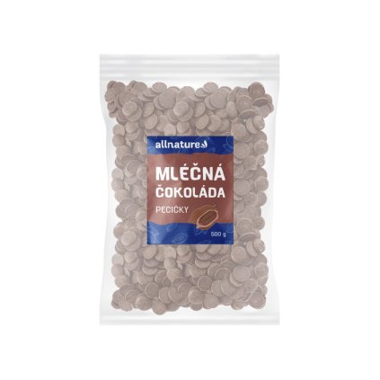 allnature mlecna cokolada pecicky 500 g