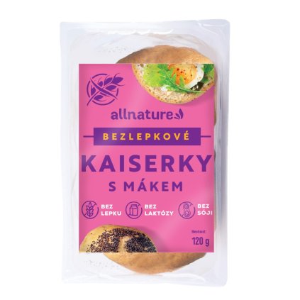 allnature bezlepkove kaiserky s makem 120 g