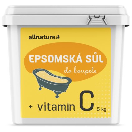 allnature epsomska sul vitamin c 5 kg