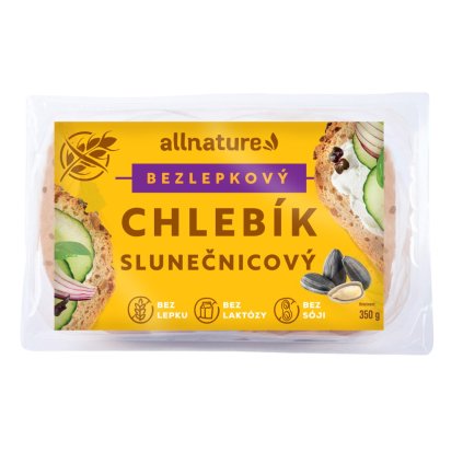 allnature bezlepkovy chlebik slunecnicovy 350 g