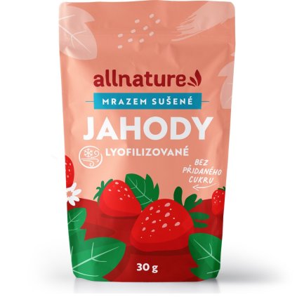 allnature jahody susene mrazem 30 g
