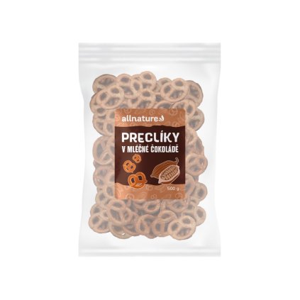 allnature precliky v mlecne cokolade 500 g