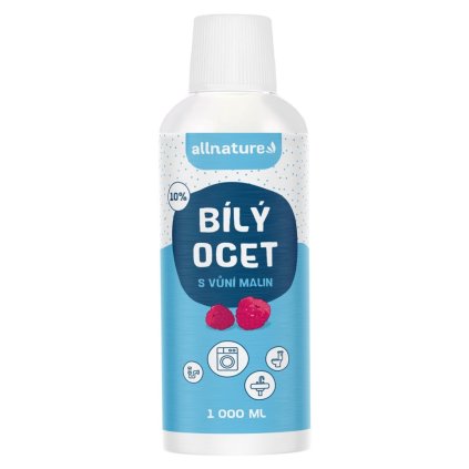 allnature bily ocet 10 s vuni malin 1000 ml