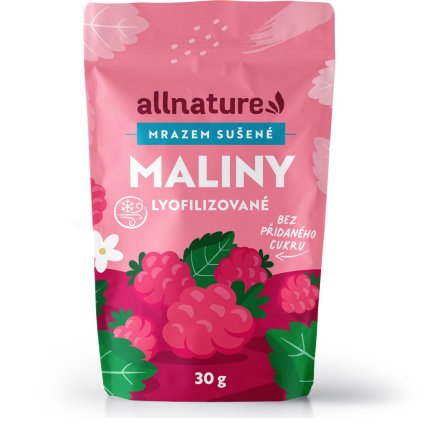 allnature malina susena mrazem cela 30 g