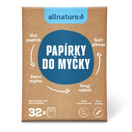 allnature papirky do mycky 16 ks 32 davek