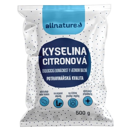 allnature kyselina citronova 500 g
