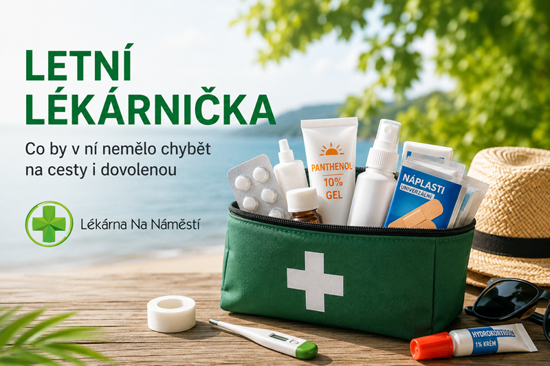 Letní lékárnička: spálení od slunce, bodnutí hmyzem a klíšťata