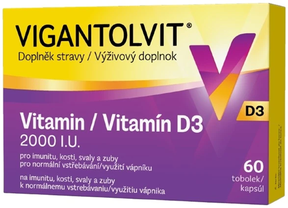 Vigantolvit D3 2000 I.U. 60 tbl Vigantolvit D3 2000 I.U. 60 tbl