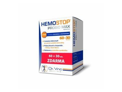 Hemostop Probio MAX Da Vinci Academia tob. 60+30