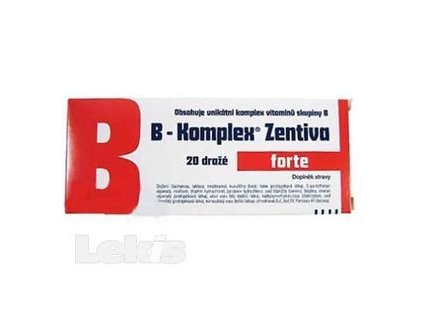 B-KOMPLEX FORTE LÉČIVA..drg 2x10(=20) Zentiva