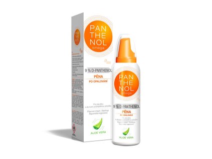 panthenol omega chladiva pena s aloe vera 9 sprej 150 ml