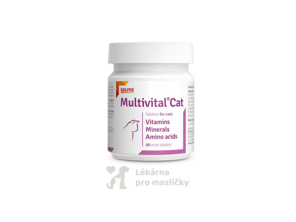 Multivital Cat 90 tbl -  vitamíny pro zdraví koček