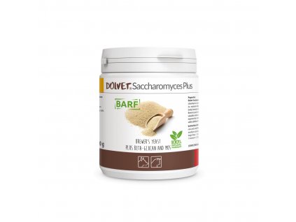 Dolvet Saccharomyces Plus 300 g - BARF doplněk pro lepší trávení a srst