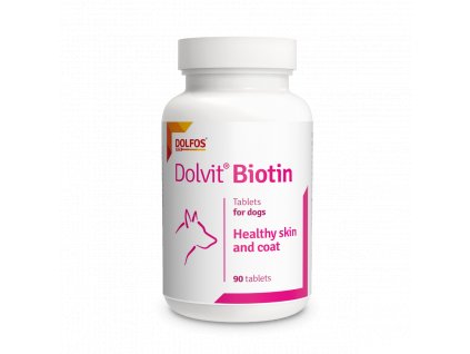 Dolvit Biotin 90 tbl - zdravá kůže, krásná srst