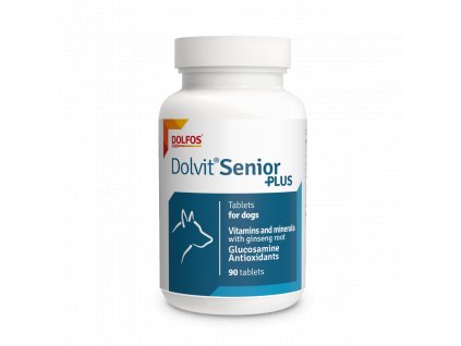 Dolvit Senior Plus 90 tbl - vitamíny pro stárnoucí psy