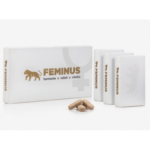 FEMINUS 60 kapslí: Klíč k hormonální rovnováze a vitalitě žen