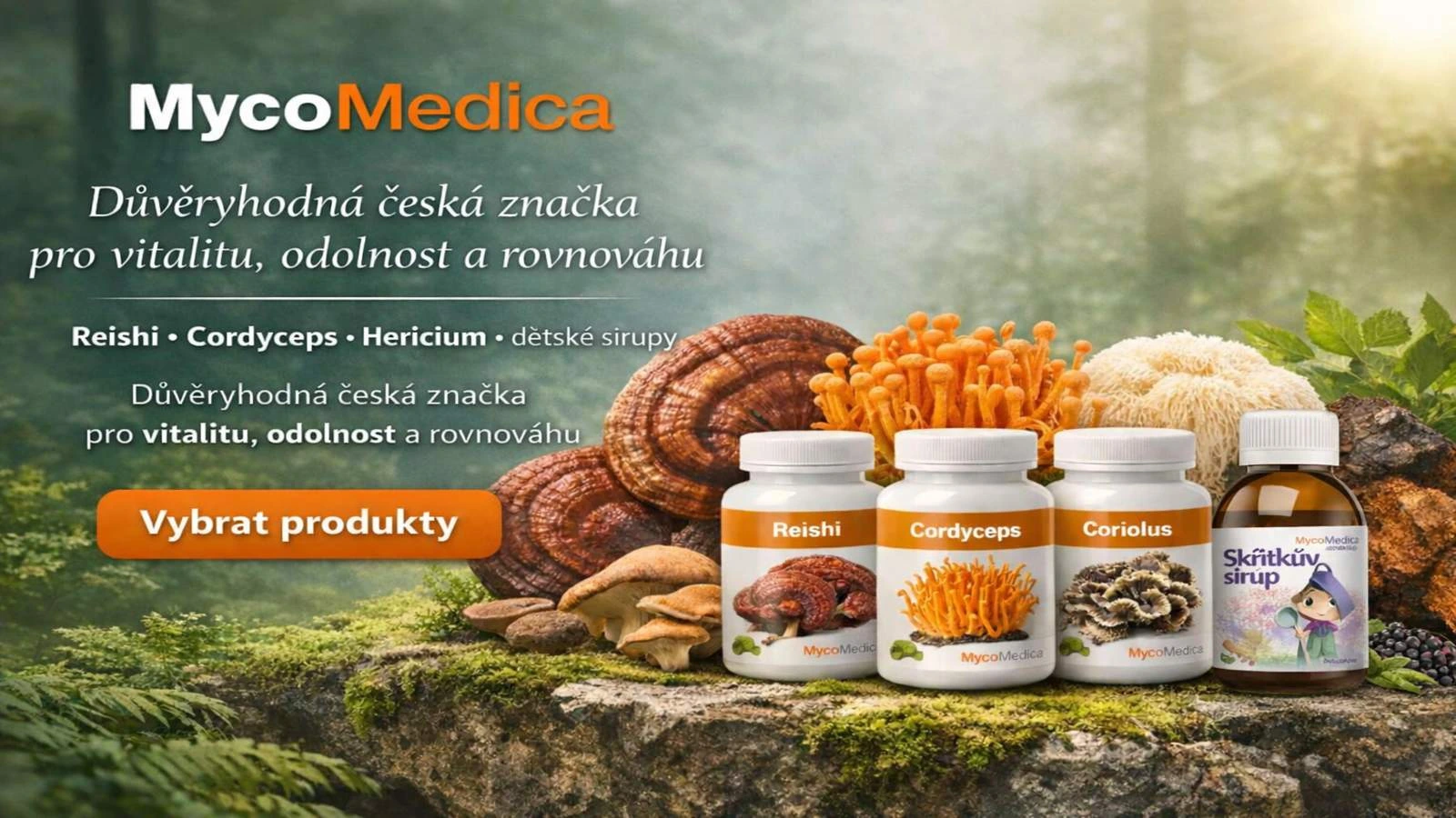 MycoMedica – Tradice medicinálních hub v moderním pojetí