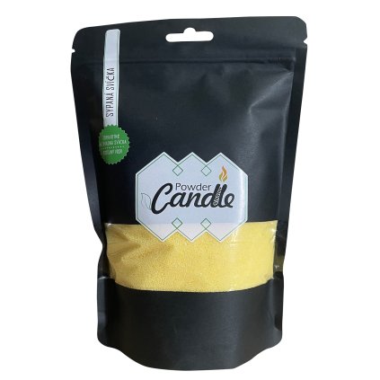 Sypana svicka Powdercandle 100h zluta