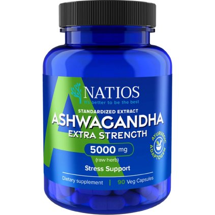 Natios Ashwagandha Extract 5000 mg 90 kapslí