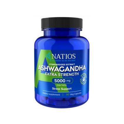natios ashwagandha extract 5000 mg extra strength 90 veganskych kapsli