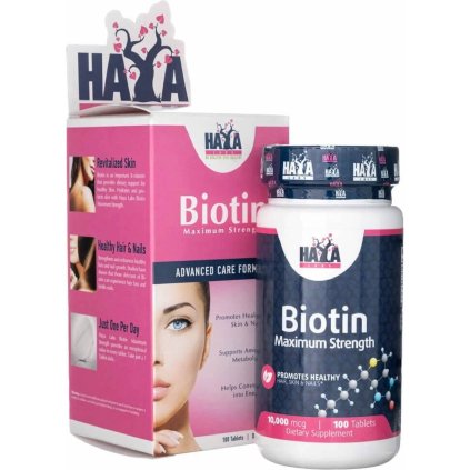 Haya labs Biotin Maximum Strength 10 000 mcg 100 tbl