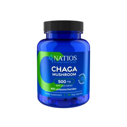 natios chaga extract 500 mg 40 polysaccharides 90 veganskych kapsli