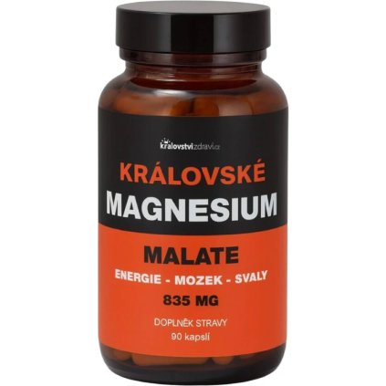 Královské Magnesium Malate 1000 mg, 90 kapslí