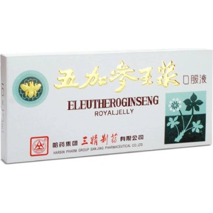 Meridian Sibiřský ženšen s mateří kašičkou - Eleuterokok silný adaptogen ampule 10 x 10 ml