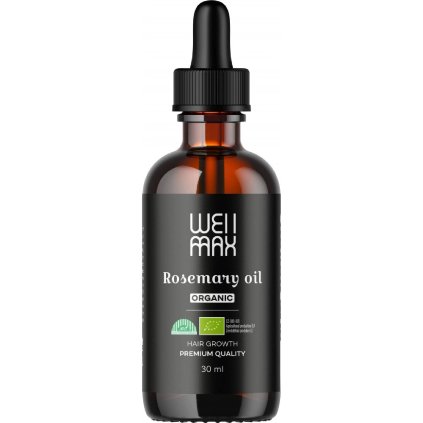 WellMax Rosemary oil, rozmarýnový olej, BIO, 30 ml. Lekarnaproradost.cz