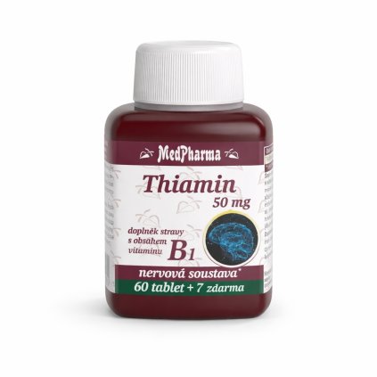 MedPharma Thiamin (vitamin B1) 50mg 67 tbl