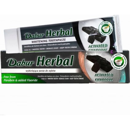 Dabur bělicí s aktivním uhlím 100 ml