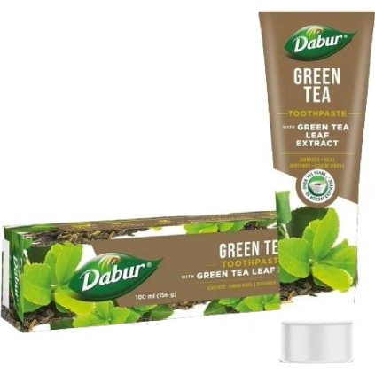 Dabur - zubní pasta s výtažky z listů zeleného čaje 100 ml