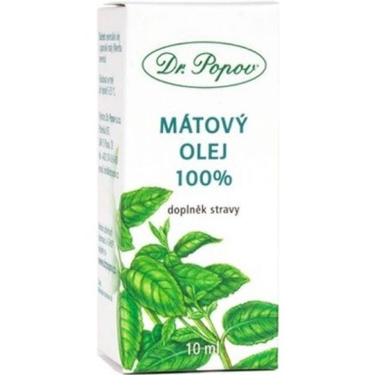 Dr. Popov Mátový olej 100%, 10 ml