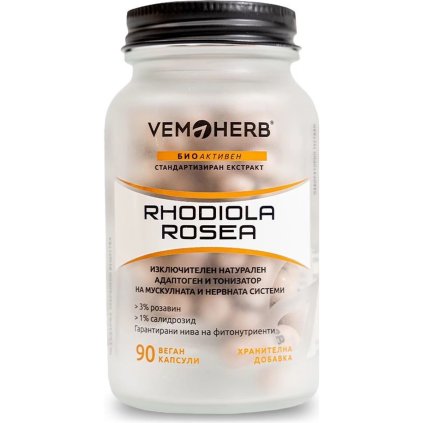 VemoHerb Rhodiola Rosea 90 kapslí
